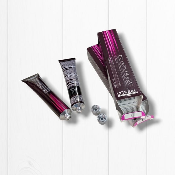 L'Oreal Professionnel DIARichesse 2 Tubes Ammonia-Free 6.24/6VC Iced Tea - Picture 12 of 16